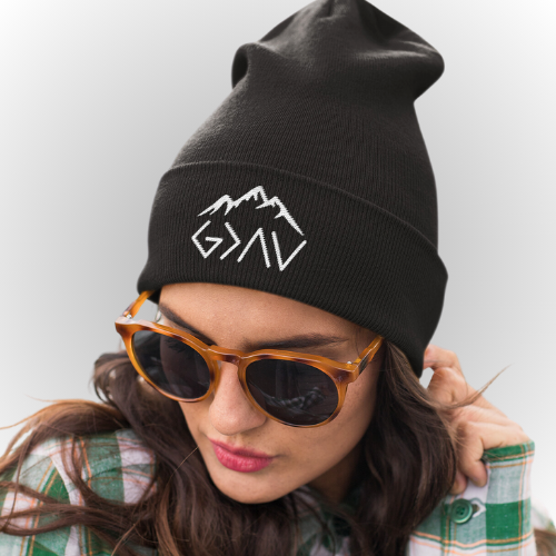 "God Is Greater Than The Highs And Lows" Beanie