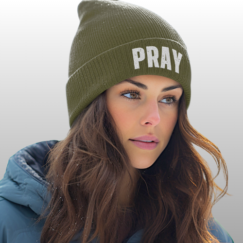 PRAY Cuffed Beanie